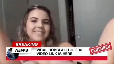 bobbi althoff leak naked|Bobbi Althoff responds to AI nude leaks